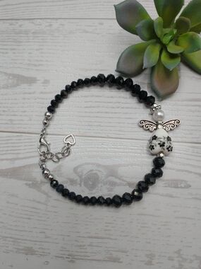 New Hand Crafted Beaded Angel Bracelet